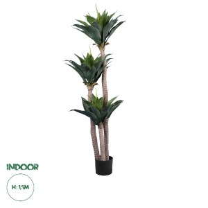 glo-20215-20215_0 GLOBOSTAR® ARTIFICIAL GARDEN AGAVE 20215 ΤΕΧΝΗΤΟ ΔΙΑΚΟΣΜΗΤΙΚΟ ΦΥΤΟ ΑΓΑΥΗ Υ150CM