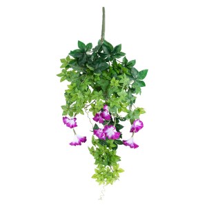 glo-20238-20238_2 GLOBOSTAR® ARTIFICIAL GARDEN MORNING GLORY HANGING BRANCH 20238 ΤΕΧΝΗΤΟ ΔΙΑΚΟΣΜΗΤΙΚΟ ΚΡΕΜΑ