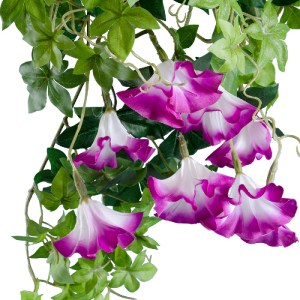 glo-20238-20238_3 GLOBOSTAR® ARTIFICIAL GARDEN MORNING GLORY HANGING BRANCH 20238 ΤΕΧΝΗΤΟ ΔΙΑΚΟΣΜΗΤΙΚΟ ΚΡΕΜΑ