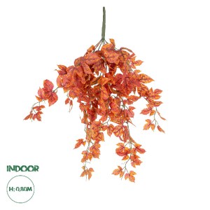 glo-20243-20243_0 GLOBOSTAR® ARTIFICIAL GARDEN MAPLE HANGING BRANCH 20243 ΤΕΧΝΗΤΟ ΔΙΑΚΟΣΜΗΤΙΚΟ ΚΡΕΜΑΣΤΟ ΦΥΤΟ