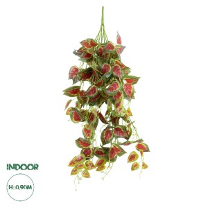 glo-20255-20255_0 GLOBOSTAR® ARTIFICIAL GARDEN COLEUS HANGING BRANCH 20255 ΤΕΧΝΗΤΟ ΔΙΑΚΟΣΜΗΤΙΚΟ ΚΡΕΜΑΣΤΟ ΦΥΤ