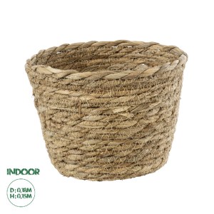 glo-20266-20266_00 GLOBOSTAR® ARTIFICIAL GARDEN SIFNOS 20266 ΔΙΑΚΟΣΜΗΤΙΚΟ ΠΛΕΚΤΟ ΚΑΛΑΘΙ - ΚΑΣΠΩ ΓΛΑΣΤΡΑ - FLO