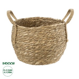 glo-20276-20276_00 GLOBOSTAR® ARTIFICIAL GARDEN PAROS 20276 ΔΙΑΚΟΣΜΗΤΙΚΟ ΠΛΕΚΤΟ ΚΑΛΑΘΙ - ΚΑΣΠΩ ΓΛΑΣΤΡΑ - FLOW