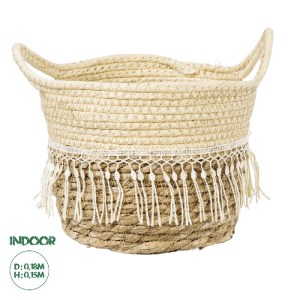glo-20278-20278_0 GLOBOSTAR® ARTIFICIAL GARDEN MYKONOS 20278 ΔΙΑΚΟΣΜΗΤΙΚΟ ΠΛΕΚΤΟ ΚΑΛΑΘΙ - ΚΑΣΠΩ ΓΛΑΣΤΡΑ - FL