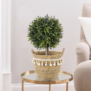 glo-20284-a40fce_20397_20284 GLOBOSTAR® ARTIFICIAL GARDEN SANTORINI 20284 ΔΙΑΚΟΣΜΗΤΙΚΟ ΠΛΕΚΤΟ ΚΑΛΑΘΙ - ΚΑΣΠΩ ΓΛΑΣΤΡΑ - 