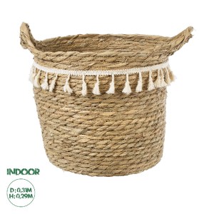 glo-20286-20286_00 GLOBOSTAR® ARTIFICIAL GARDEN SANTORINI 20286 ΔΙΑΚΟΣΜΗΤΙΚΟ ΠΛΕΚΤΟ ΚΑΛΑΘΙ - ΚΑΣΠΩ ΓΛΑΣΤΡΑ - 