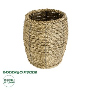 glo-20295-20295_0 GLOBOSTAR® ARTIFICIAL GARDEN THASSOS 20295 ΔΙΑΚΟΣΜΗΤΙΚΟ ΠΛΕΚΤΟ ΚΑΛΑΘΙ - ΚΑΣΠΩ ΓΛΑΣΤΡΑ - FL