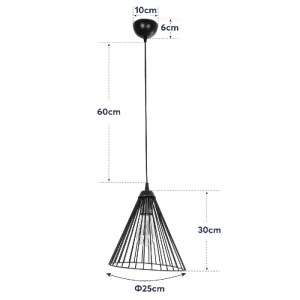 glo-203-0015-203_0015_10.webp GLOBOSTAR® ARCWIRE 203-0015 ΜΟΝΤΕΡΝΟ ΚΡΕΜΑΣΤΟ ΦΩΤΙΣΤΙΚΟ ΠΛΕΓΜΑ ΜΟΝΟΦΩΤΟ 1 X E27 IP20 ΜΑΥΡΟ