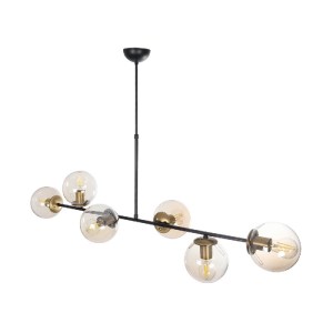 glo-203-0017-203_0017_5.webp GLOBOSTAR® LATTICE 203-0017 ΜΟΝΤΕΡΝΟ ΦΩΤΙΣΤΙΚΟ ΟΡΟΦΗΣ ΡΑΓΑ ΠΟΛΥΦΩΤΟ 6 X E27 IP20 ΜΑΥΡΟ & Μ