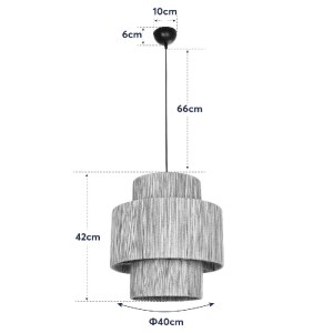 glo-203-0037-203_0037_11.webp GLOBOSTAR® SALTO 203-0037 BOHO ΚΡΕΜΑΣΤΟ ΦΩΤΙΣΤΙΚΟ ΜΟΝΟΦΩΤΟ 1 X E27 IP20 ΜΠΕΖ ΨΑΘΑ - M39 X 