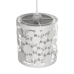glo-203-0065-203_0065_6 GLOBOSTAR® PETAL 203-0065 ΜΟΝΤΕΡΝΟ ΚΡΕΜΑΣΤΟ ΦΩΤΙΣΤΙΚΟ ΚΑΠΕΛΟ ΜΟΝΟΦΩΤΟ 1 X E27 IP20 ΛΕΥΚΟ ΠΛΑΣΤΙΚΟ - Μ23.5 X Π23.5 X Υ76CM