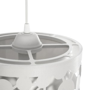 glo-203-0065-203_0065_7 GLOBOSTAR® PETAL 203-0065 ΜΟΝΤΕΡΝΟ ΚΡΕΜΑΣΤΟ ΦΩΤΙΣΤΙΚΟ ΚΑΠΕΛΟ ΜΟΝΟΦΩΤΟ 1 X E27 IP20 ΛΕΥΚΟ ΠΛΑΣΤΙΚΟ - Μ23.5 X Π23.5 X Υ76CM