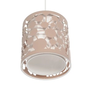 glo-203-0066-203_0066_5 GLOBOSTAR® PETAL 203-0066 ΜΟΝΤΕΡΝΟ ΚΡΕΜΑΣΤΟ ΦΩΤΙΣΤΙΚΟ ΚΑΠΕΛΟ ΜΟΝΟΦΩΤΟ 1 X E27 IP20 ΡΟΖ ΠΛΑΣΤΙΚΟ - Μ23.5 X Π23.5 X Υ76CM
