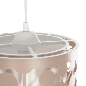 glo-203-0066-203_0066_7 GLOBOSTAR® PETAL 203-0066 ΜΟΝΤΕΡΝΟ ΚΡΕΜΑΣΤΟ ΦΩΤΙΣΤΙΚΟ ΚΑΠΕΛΟ ΜΟΝΟΦΩΤΟ 1 X E27 IP20 ΡΟΖ ΠΛΑΣΤΙΚΟ - Μ23.5 X Π23.5 X Υ76CM