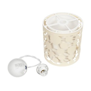 glo-203-0067-203_0067_10 GLOBOSTAR® PETAL 203-0067 ΜΟΝΤΕΡΝΟ ΚΡΕΜΑΣΤΟ ΦΩΤΙΣΤΙΚΟ ΚΑΠΕΛΟ ΜΟΝΟΦΩΤΟ 1 X E27 IP20 ΜΠΕΖ ΠΛΑΣΤΙΚΟ - Μ23.5 X Π23.5 X Υ76CM