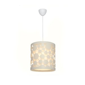 glo-203-0067-203_0067_2 GLOBOSTAR® PETAL 203-0067 ΜΟΝΤΕΡΝΟ ΚΡΕΜΑΣΤΟ ΦΩΤΙΣΤΙΚΟ ΚΑΠΕΛΟ ΜΟΝΟΦΩΤΟ 1 X E27 IP20 ΜΠΕΖ ΠΛΑΣΤΙΚΟ - Μ23.5 X Π23.5 X Υ76CM