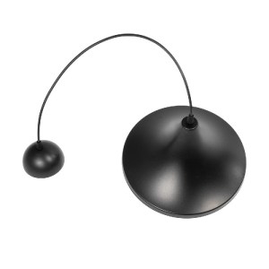 glo-203-0078-203_0078_10 GLOBOSTAR® BELFRY 203-0078 ΜΟΝΤΕΡΝΟ ΚΡΕΜΑΣΤΟ ΦΩΤΙΣΤΙΚΟ ΚΑΜΠΑΝΑ ΜΟΝΟΦΩΤΟ 1 X E27 IP20 ΜΑΥΡΟ ΠΛΑΣΤΙΚΟ - Μ29.5 X Π29.5 X Υ90CM