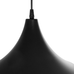 glo-203-0078-203_0078_8 GLOBOSTAR® BELFRY 203-0078 ΜΟΝΤΕΡΝΟ ΚΡΕΜΑΣΤΟ ΦΩΤΙΣΤΙΚΟ ΚΑΜΠΑΝΑ ΜΟΝΟΦΩΤΟ 1 X E27 IP20 ΜΑΥΡΟ ΠΛΑΣΤΙΚΟ - Μ29.5 X Π29.5 X Υ90CM
