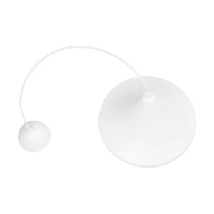 glo-203-0079-203_0079_10 GLOBOSTAR® BELFRY 203-0079 ΜΟΝΤΕΡΝΟ ΚΡΕΜΑΣΤΟ ΦΩΤΙΣΤΙΚΟ ΚΑΜΠΑΝΑ ΜΟΝΟΦΩΤΟ 1 X E27 IP20 ΛΕΥΚΟ ΠΛΑΣΤΙΚΟ - Μ29.5 X Π29.5 X Υ90CM