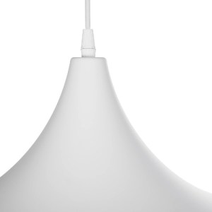 glo-203-0079-203_0079_8 GLOBOSTAR® BELFRY 203-0079 ΜΟΝΤΕΡΝΟ ΚΡΕΜΑΣΤΟ ΦΩΤΙΣΤΙΚΟ ΚΑΜΠΑΝΑ ΜΟΝΟΦΩΤΟ 1 X E27 IP20 ΛΕΥΚΟ ΠΛΑΣΤΙΚΟ - Μ29.5 X Π29.5 X Υ90CM