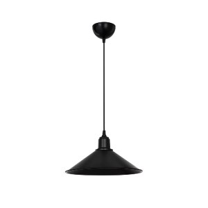glo-203-0080-203_0080_0 GLOBOSTAR® FONTE 203-0080 ΜΟΝΤΕΡΝΟ ΚΡΕΜΑΣΤΟ ΦΩΤΙΣΤΙΚΟ ΚΑΜΠΑΝΑ ΜΟΝΟΦΩΤΟ 1 X E27 IP20 ΜΑΥΡΟ 