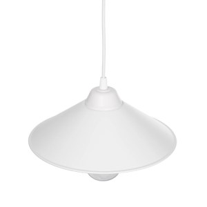 glo-203-0081-203_0081_6 GLOBOSTAR® FONTE 203-0081 ΜΟΝΤΕΡΝΟ ΚΡΕΜΑΣΤΟ ΦΩΤΙΣΤΙΚΟ ΚΑΜΠΑΝΑ ΜΟΝΟΦΩΤΟ 1 X E27 IP20 ΛΕΥΚΟ ΠΛΑΣΤΙΚΟ - Μ25 X Π25 X Υ90CM