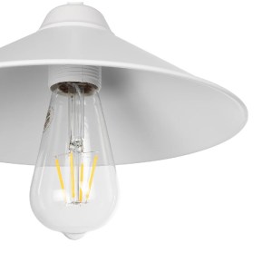 glo-203-0081-203_0081_7 GLOBOSTAR® FONTE 203-0081 ΜΟΝΤΕΡΝΟ ΚΡΕΜΑΣΤΟ ΦΩΤΙΣΤΙΚΟ ΚΑΜΠΑΝΑ ΜΟΝΟΦΩΤΟ 1 X E27 IP20 ΛΕΥΚΟ ΠΛΑΣΤΙΚΟ - Μ25 X Π25 X Υ90CM