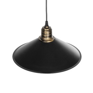 glo-203-0082-203_0082_6 GLOBOSTAR® FERRO 203-0082 ΜΟΝΤΕΡΝΟ ΚΡΕΜΑΣΤΟ ΦΩΤΙΣΤΙΚΟ ΚΑΜΠΑΝΑ ΜΟΝΟΦΩΤΟ 1 X E27 IP20 ΜΑΥΡΟ ΜΕ ΧΡΥΣΟ ΠΛΑΣΤΙΚΟ - Μ30 X Π30 X Υ90CM