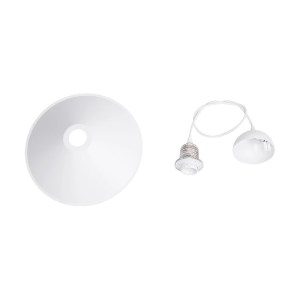 glo-203-0083-203_0083_10 GLOBOSTAR® FERRO 203-0083 ΜΟΝΤΕΡΝΟ ΚΡΕΜΑΣΤΟ ΦΩΤΙΣΤΙΚΟ ΚΑΜΠΑΝΑ ΜΟΝΟΦΩΤΟ 1 X E27 IP20 ΛΕΥΚΟ ΜΕ ΧΡΥΣΟ ΠΛΑΣΤΙΚΟ - Μ30 X Π30 X Υ90CM