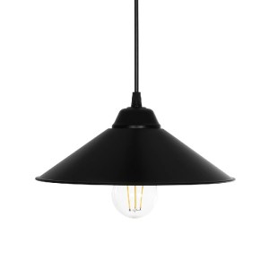 glo-203-0084-203_0084_4 GLOBOSTAR® FERRO 203-0084 ΜΟΝΤΕΡΝΟ ΚΡΕΜΑΣΤΟ ΦΩΤΙΣΤΙΚΟ ΚΑΜΠΑΝΑ ΜΟΝΟΦΩΤΟ 1 X E27 IP20 ΜΑΥΡΟ ΠΛΑΣΤΙΚΟ - Μ30 X Π30 X Υ90CM