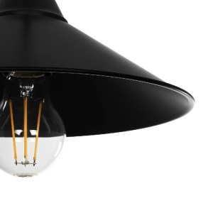 glo-203-0084-203_0084_7 GLOBOSTAR® FERRO 203-0084 ΜΟΝΤΕΡΝΟ ΚΡΕΜΑΣΤΟ ΦΩΤΙΣΤΙΚΟ ΚΑΜΠΑΝΑ ΜΟΝΟΦΩΤΟ 1 X E27 IP20 ΜΑΥΡΟ ΠΛΑΣΤΙΚΟ - Μ30 X Π30 X Υ90CM