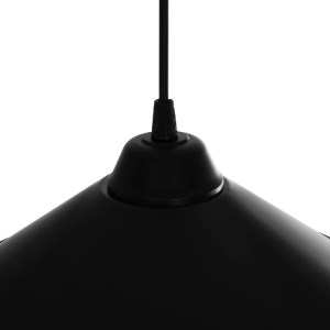 glo-203-0084-203_0084_8 GLOBOSTAR® FERRO 203-0084 ΜΟΝΤΕΡΝΟ ΚΡΕΜΑΣΤΟ ΦΩΤΙΣΤΙΚΟ ΚΑΜΠΑΝΑ ΜΟΝΟΦΩΤΟ 1 X E27 IP20 ΜΑΥΡΟ ΠΛΑΣΤΙΚΟ - Μ30 X Π30 X Υ90CM