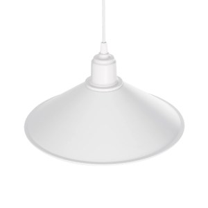 glo-203-0085-203_0085_6 GLOBOSTAR® FERRO 203-0085 ΜΟΝΤΕΡΝΟ ΚΡΕΜΑΣΤΟ ΦΩΤΙΣΤΙΚΟ ΚΑΜΠΑΝΑ ΜΟΝΟΦΩΤΟ 1 X E27 IP20 ΛΕΥΚΟ ΠΛΑΣΤΙΚΟ - Μ30 X Π30 X Υ90CM