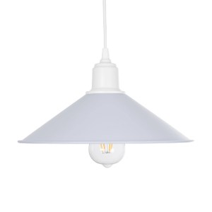 glo-203-0087-203_0087_4 GLOBOSTAR® FERRO 203-0087 ΜΟΝΤΕΡΝΟ ΚΡΕΜΑΣΤΟ ΦΩΤΙΣΤΙΚΟ ΚΑΜΠΑΝΑ ΜΟΝΟΦΩΤΟ 1 X E27 IP20 ΛΕΥΚΟ ΠΛΑΣΤΙΚΟ - Μ30 X Π30 X Υ90CM