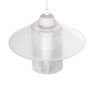 glo-203-0088-203_0088_6 GLOBOSTAR® PROMO 203-0088 ΜΟΝΤΕΡΝΟ ΚΡΕΜΑΣΤΟ ΦΩΤΙΣΤΙΚΟ ΚΑΜΠΑΝΑ ΜΟΝΟΦΩΤΟ 1 X E27 IP20 ΛΕΥΚΟ ΠΛΑΣΤΙΚΟ - Μ25.5 X Π25.5 X Υ90CM
