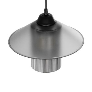 glo-203-0089-203_0089_6 GLOBOSTAR® PROMO 203-0089 ΜΟΝΤΕΡΝΟ ΚΡΕΜΑΣΤΟ ΦΩΤΙΣΤΙΚΟ ΚΑΜΠΑΝΑ ΜΟΝΟΦΩΤΟ 1 X E27 IP20 ΜΑΥΡΟ ΠΛΑΣΤΙΚΟ - Μ25.5 X Π25.5 X Υ90CM