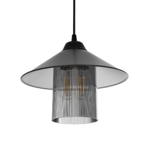 glo-203-0089-88347d_203_0089_0 GLOBOSTAR® PROMO 203-0089 ΜΟΝΤΕΡΝΟ ΚΡΕΜΑΣΤΟ ΦΩΤΙΣΤΙΚΟ ΚΑΜΠΑΝΑ ΜΟΝΟΦΩΤΟ 1 X E27 IP20 ΜΑΥΡΟ ΠΛΑΣΤΙΚΟ - Μ25.5 X Π25.5 X Υ90CM