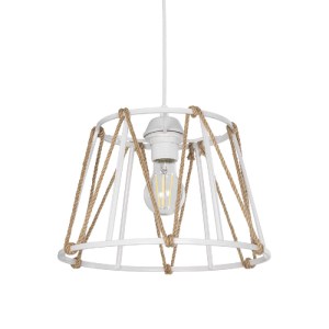 glo-203-0091-59d5d9_203_0091_0 GLOBOSTAR® JUTE 203-0091 ΜΟΝΤΕΡΝΟ ΚΡΕΜΑΣΤΟ ΦΩΤΙΣΤΙΚΟ ΣΧΟΙΝΙ ΜΟΝΟΦΩΤΟ 1 X E27 IP20 ΛΕΥΚΟ ΜΕΤΑΛΛΟ ΜΕ ΜΠΕΖ ΣΧΟΙΝΙ- Μ30 X Π30 X Υ75CM