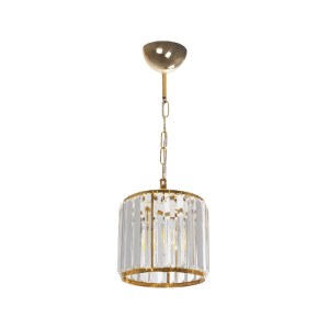 glo-203-0093-203_0093_3 GLOBOSTAR® GLAMOROUS 203-0093 ΚΛΑΣΙΚΟ ΚΡΕΜΑΣΤΟ ΦΩΤΙΣΤΙΚΟ ΚΡΥΣΤΑΛΛΑ ΜΟΝΟΦΩΤΟ 1 X E27 IP20 ΧΡΥΣΟ ΜΕΤΑΛΛΟ ΜΕ ΔΙΑΦΑΝΟ ΚΡΥΣΤΑΛΛΟ - Μ19 X Π19 X Υ16.5CM