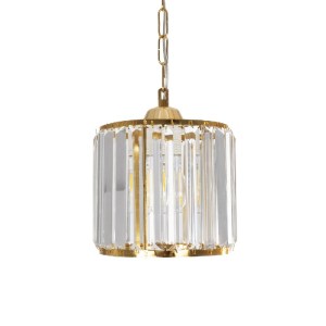 glo-203-0093-203_0093_4 GLOBOSTAR® GLAMOROUS 203-0093 ΚΛΑΣΙΚΟ ΚΡΕΜΑΣΤΟ ΦΩΤΙΣΤΙΚΟ ΚΡΥΣΤΑΛΛΑ ΜΟΝΟΦΩΤΟ 1 X E27 IP20 ΧΡΥΣΟ ΜΕΤΑΛΛΟ ΜΕ ΔΙΑΦΑΝΟ ΚΡΥΣΤΑΛΛΟ - Μ19 X Π19 X Υ16.5CM