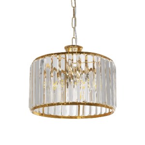 glo-203-0094-67998e_203_0094_0 GLOBOSTAR® GLAMOROUS 203-0094 ΚΛΑΣΙΚΟ ΚΡΕΜΑΣΤΟ ΦΩΤΙΣΤΙΚΟ ΚΡΥΣΤΑΛΛΑ ΤΡΙΦΩΤΟ 3 X E27 IP20 ΧΡΥΣΟ ΜΕΤΑΛΛΟ ΜΕ ΔΙΑΦΑΝΟ ΚΡΥΣΤΑΛΛΟ - Μ28 X Π28 X Υ21.5CM