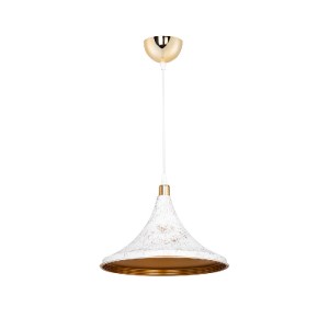 glo-203-0098-203_0098_0 GLOBOSTAR® MARBLE 203-0098 ΜΟΝΤΕΡΝΟ ΚΡΕΜΑΣΤΟ ΦΩΤΙΣΤΙΚΟ ΚΑΜΠΑΝΑ ΜΟΝΟΦΩΤΟ 1 X E27 IP20 ΛΕΥΚΟ