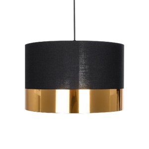 glo-203-0100-203_0100_4 GLOBOSTAR® ZYKLUS 203-0100 ΜΟΝΤΕΡΝΟ ΚΡΕΜΑΣΤΟ ΦΩΤΙΣΤΙΚΟ ΚΑΠΕΛΟ ΜΟΝΟΦΩΤΟ 1 X E27 IP20 ΜΑΥΡΟ ΥΦΑΣΜΑ ΜΕ ΧΡΥΣΟ ΜΕΤΑΛΛΟ - Μ36 X Π36 X Υ25CM