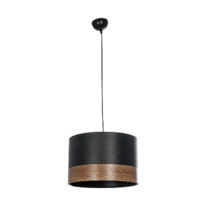 glo-203-0101-203_0101_3 GLOBOSTAR® ZYKLUS 203-0101 ΜΟΝΤΕΡΝΟ ΚΡΕΜΑΣΤΟ ΦΩΤΙΣΤΙΚΟ ΚΑΠΕΛΟ ΜΟΝΟΦΩΤΟ 1 X E27 IP20 ΜΑΥΡΟ ΥΦΑΣΜΑ ΜΕ ΚΑΡΥΔΙ ΞΥΛΟ - Μ36 X Π36 X Υ25CM