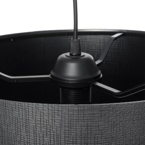 glo-203-0101-203_0101_8 GLOBOSTAR® ZYKLUS 203-0101 ΜΟΝΤΕΡΝΟ ΚΡΕΜΑΣΤΟ ΦΩΤΙΣΤΙΚΟ ΚΑΠΕΛΟ ΜΟΝΟΦΩΤΟ 1 X E27 IP20 ΜΑΥΡΟ ΥΦΑΣΜΑ ΜΕ ΚΑΡΥΔΙ ΞΥΛΟ - Μ36 X Π36 X Υ25CM