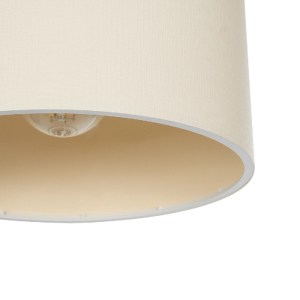 glo-203-0106-203_0106_7 GLOBOSTAR® BLAZE 203-0106 ΜΟΝΤΕΡΝΟ ΚΡΕΜΑΣΤΟ ΦΩΤΙΣΤΙΚΟ ΚΑΠΕΛΟ ΜΟΝΟΦΩΤΟ 1 X E27 IP20 ΜΠΕΖ ΥΦΑΣΜΑ - Μ22 X Π22 X Υ20CM