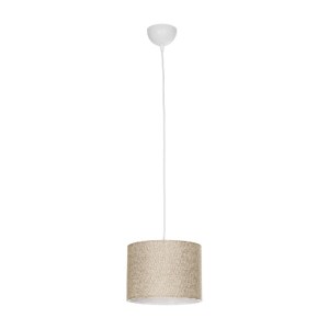 glo-203-0107-203_0107_3 GLOBOSTAR® BLAZE 203-0107 ΜΟΝΤΕΡΝΟ ΚΡΕΜΑΣΤΟ ΦΩΤΙΣΤΙΚΟ ΚΑΠΕΛΟ ΜΟΝΟΦΩΤΟ 1 X E27 IP20 ΜΠΕΖ ΥΦΑΣΜΑ - Μ22 X Π22 X Υ20CM