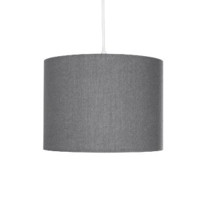 glo-203-0108-203_0108_4 GLOBOSTAR® BLAZE 203-0108 ΜΟΝΤΕΡΝΟ ΚΡΕΜΑΣΤΟ ΦΩΤΙΣΤΙΚΟ ΚΑΠΕΛΟ ΜΟΝΟΦΩΤΟ 1 X E27 IP20 ΓΚΡΙ ΥΦΑΣΜΑ - Μ22 X Π22 X Υ20CM