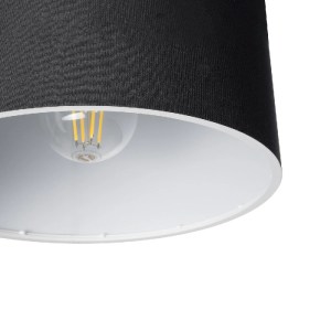 glo-203-0109-203_0109_7 GLOBOSTAR® BLAZE 203-0109 ΜΟΝΤΕΡΝΟ ΚΡΕΜΑΣΤΟ ΦΩΤΙΣΤΙΚΟ ΚΑΠΕΛΟ ΜΟΝΟΦΩΤΟ 1 X E27 IP20 ΜΑΥΡΟ ΥΦΑΣΜΑ - Μ22 X Π22 X Υ20CM