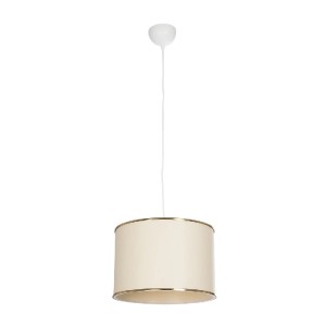 glo-203-0110-203_0110_3 GLOBOSTAR® ELECTRA 203-0110 ΜΟΝΤΕΡΝΟ ΚΡΕΜΑΣΤΟ ΦΩΤΙΣΤΙΚΟ ΚΑΠΕΛΟ ΜΟΝΟΦΩΤΟ 1 X E27 IP20 MΠΕΖ ΥΦΑΣΜΑ ΜΕ ΧΡΥΣΟ ΜΕΤΑΛΛΟ - Μ30 X Π30 X Υ23CM